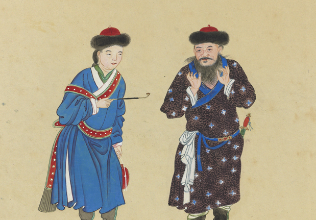 Foreign Envoy with Tribute Bearers-China Archive